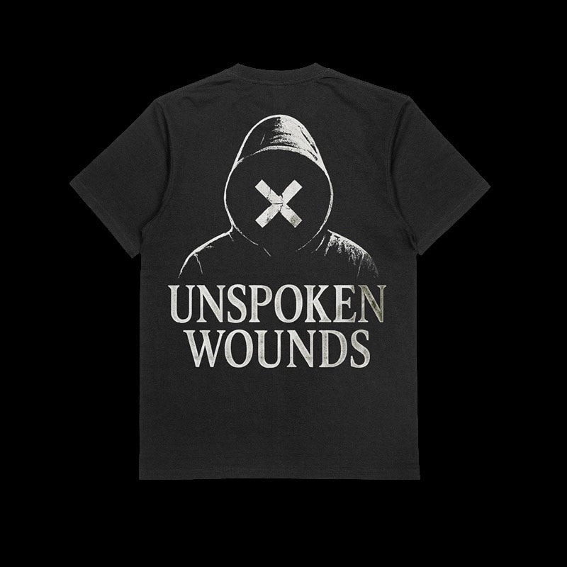 Lost For Words Black Tee
